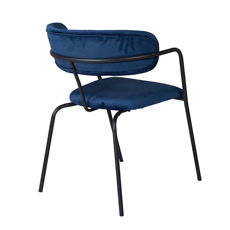 Krzesło nowoczesne Linessitive niebieskie/czarne  - zdjęcie 3