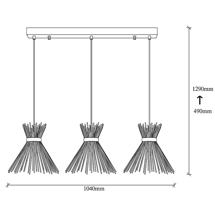 Lampa wisząca Inquill x3  - zdjęcie 5