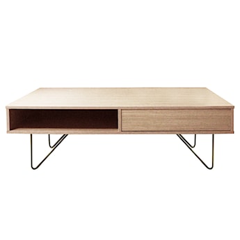 Stolik kawowy Orianis hairpin legs z szufladą