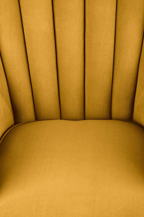Fotel wypoczynkowy Wisevent musztardowy  - zdjęcie 6