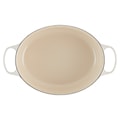 Le Creuset - Brytfanna żeliwna Signature 31 cm kremowa  - zdjęcie 6