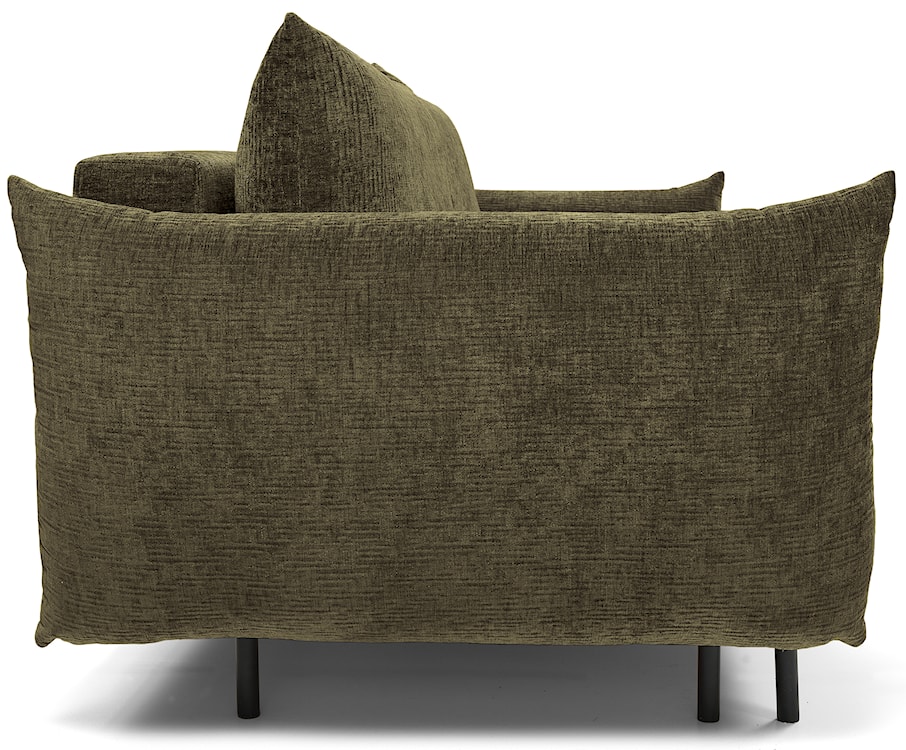 Kanapa rozkładana trzyosobowa Candeiro z pojemnikiem oliwkowa szenil  - zdjęcie 7