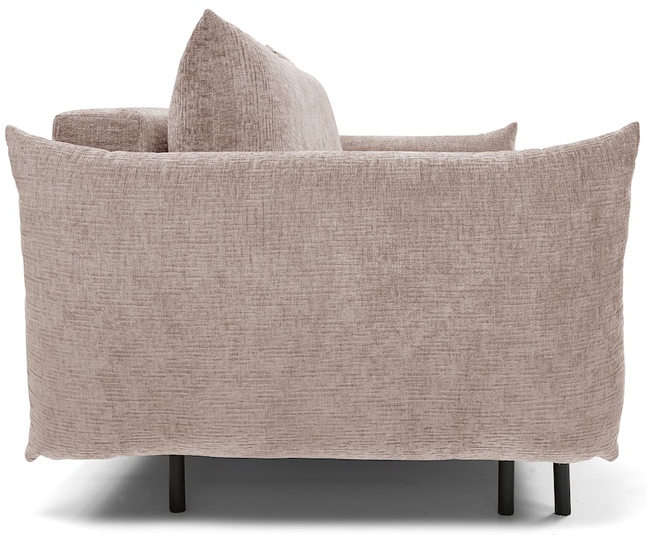 Kanapa rozkładana trzyosobowa Candeiro z pojemnikiem beżowa szenil  - zdjęcie 12