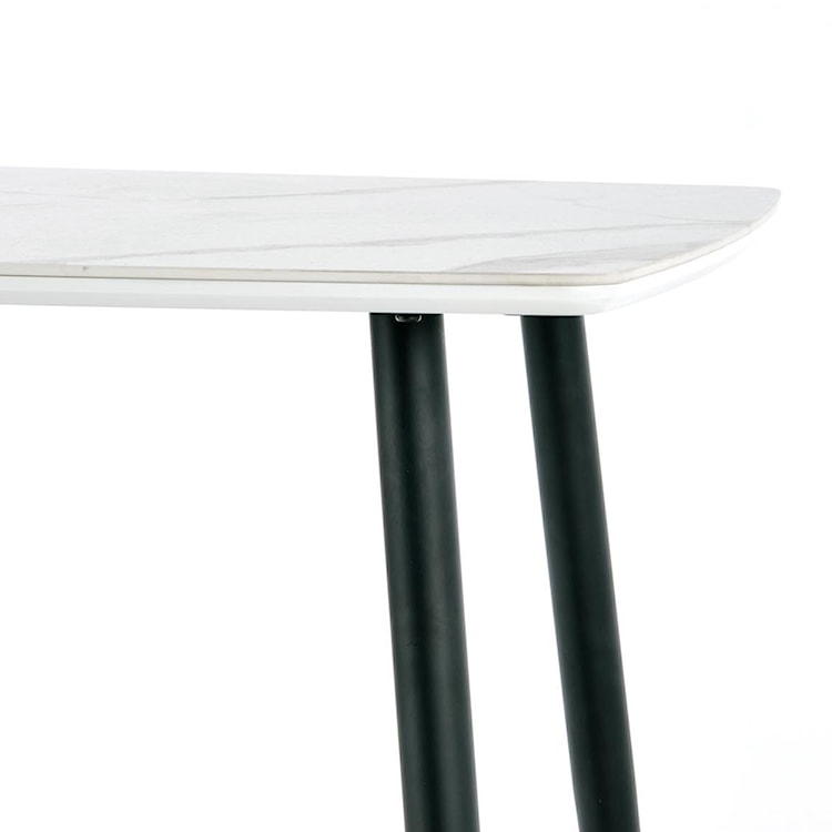 Stół do jadalni Brewary 120x70 cm biały marmur  - zdjęcie 11
