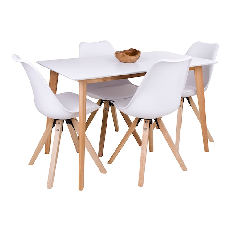 Stół Bignus 120x70 cm na drewnianej podstawą  - zdjęcie 4