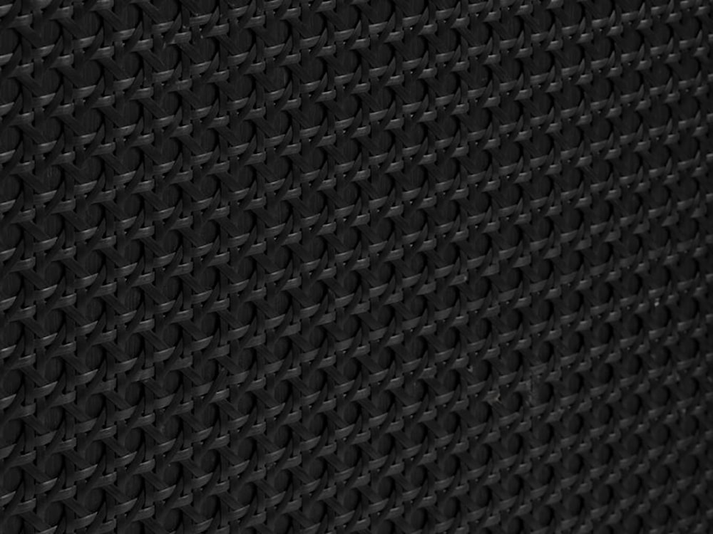 Komoda z trzema szufladami Mogest czarna plecionka boho  - zdjęcie 3