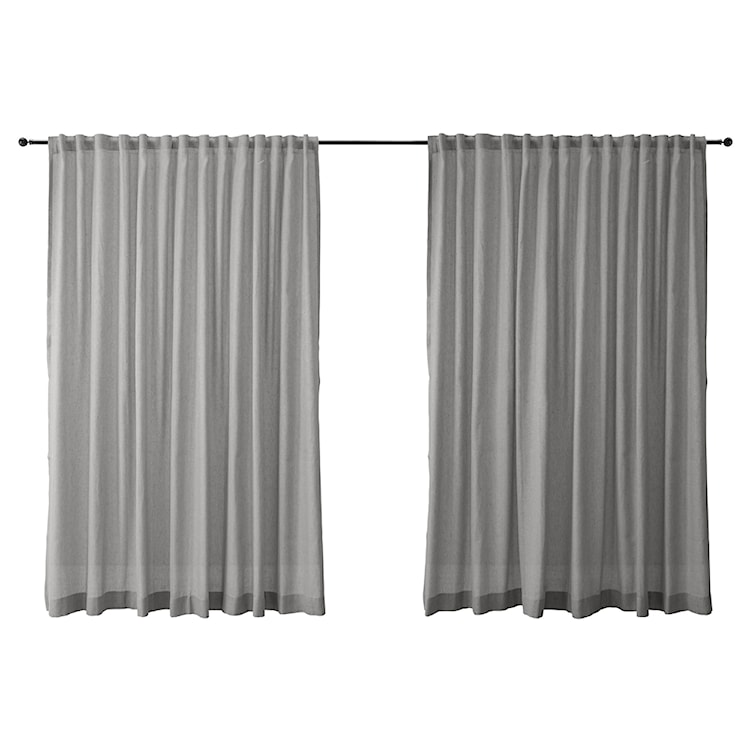 Zasłona do salonu Purslane 140x270 cm niebieskoszara  - zdjęcie 7