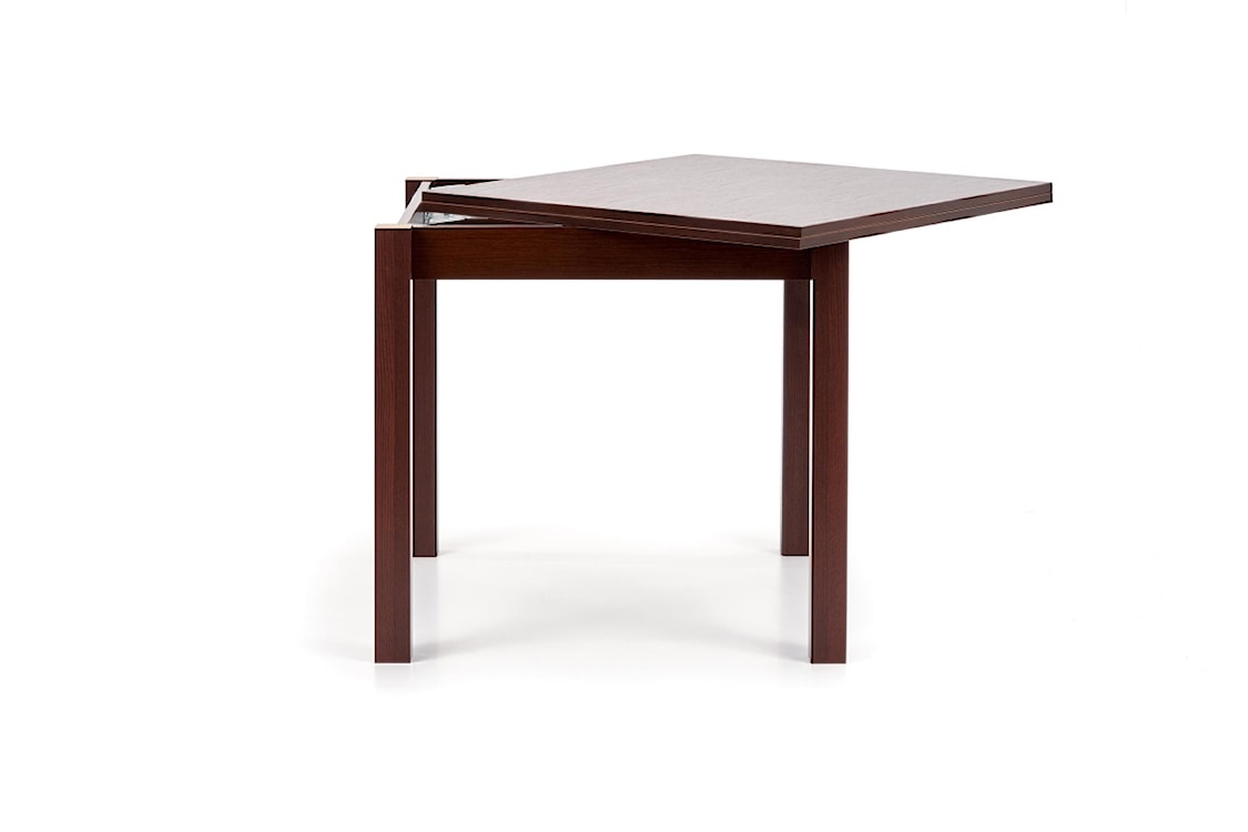 Stół rozkładany Lea 80-160x80 cm ciemny orzech  - zdjęcie 5