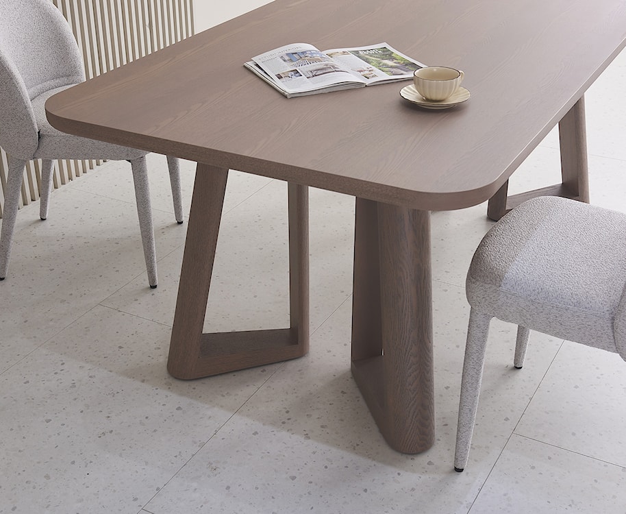 Stół do jadalni Alisser 200x100 cm orzech fornir  - zdjęcie 4