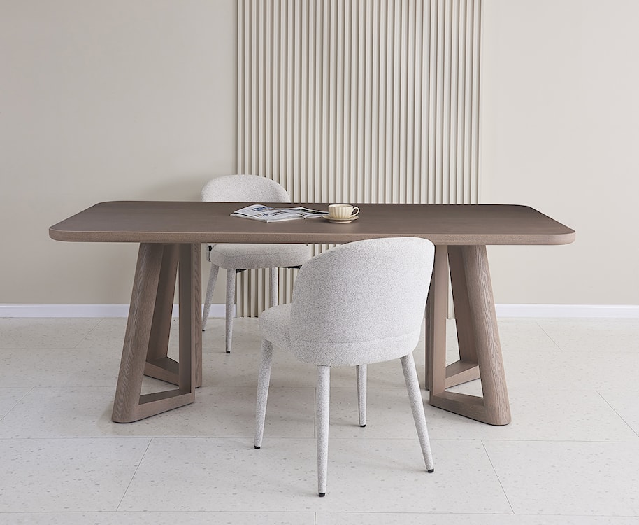 Stół do jadalni Alisser 200x100 cm orzech fornir  - zdjęcie 3