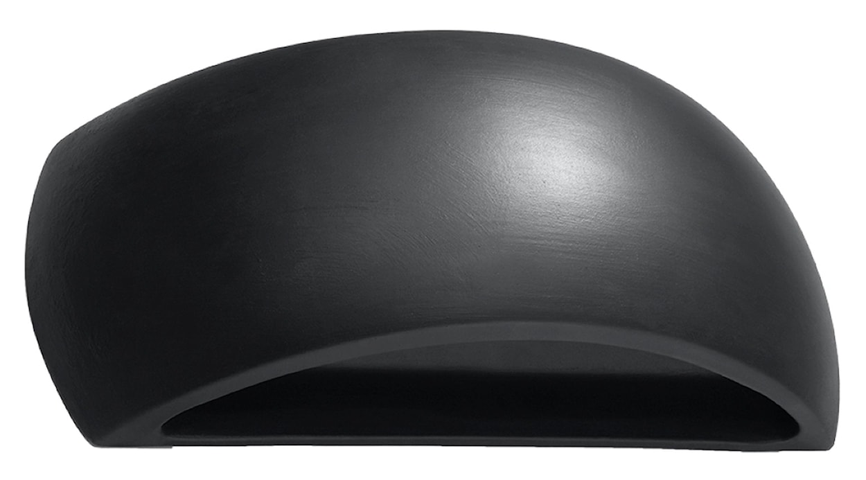 Kinkiet Alloage 32x14 cm ceramiczny czarny