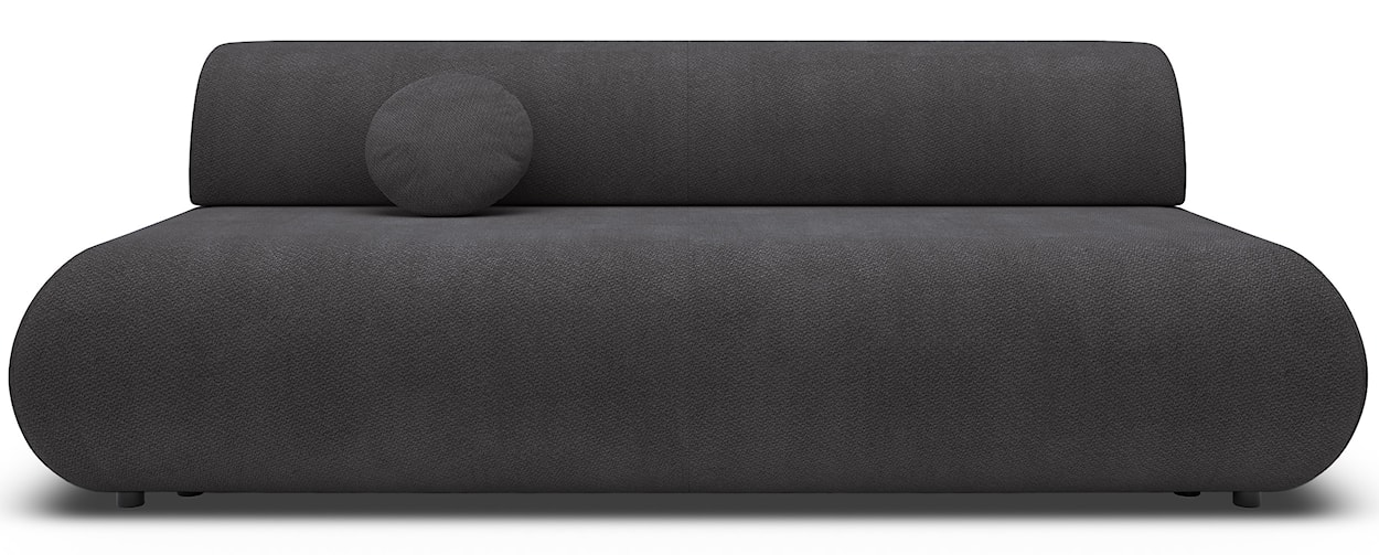 Kanapa rozkładana trzyosobowa Armone grafitowa szenil 