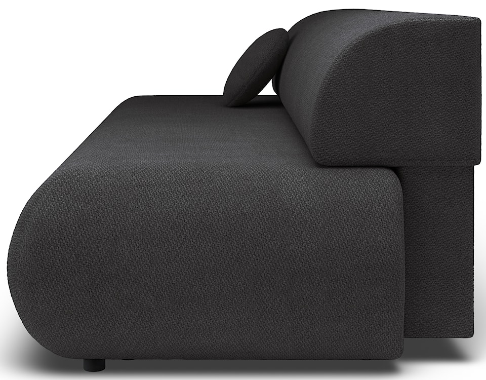 Kanapa rozkładana trzyosobowa Armone grafitowa szenil  - zdjęcie 7