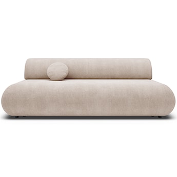 Kanapa rozkładana trzyosobowa Armone jasnobeżowa szenil