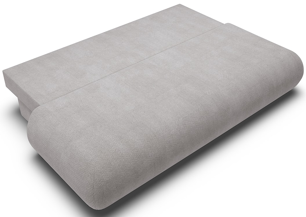 Kanapa rozkładana trzyosobowa Armone jasnoszara szenil  - zdjęcie 3