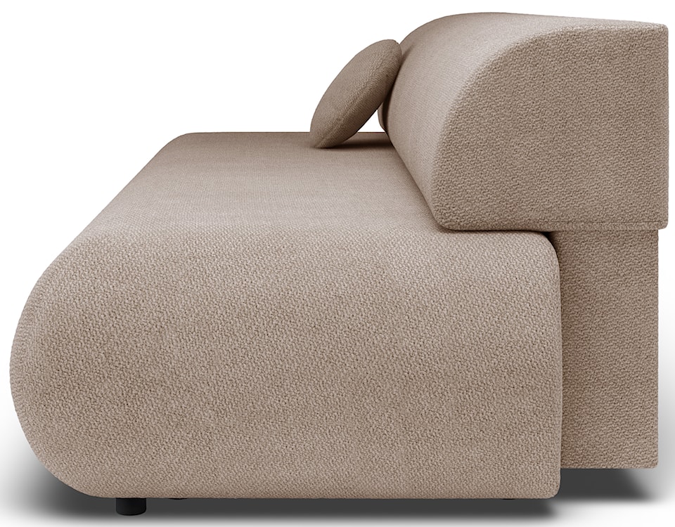 Kanapa rozkładana trzyosobowa Armone beżowa szenil  - zdjęcie 7