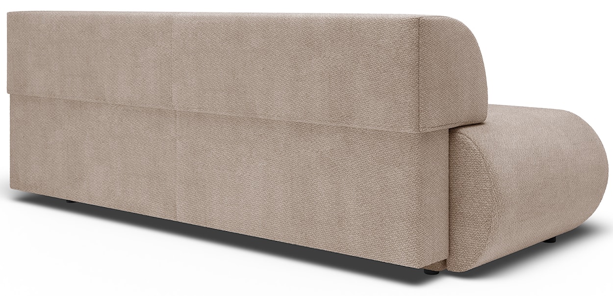 Kanapa rozkładana trzyosobowa Armone beżowa szenil  - zdjęcie 8