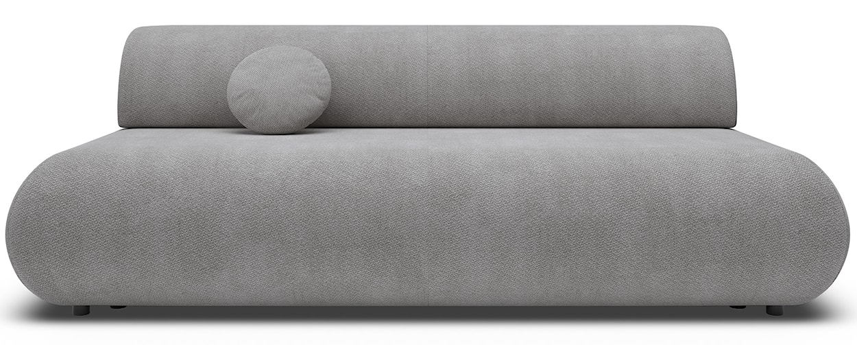 Kanapa rozkładana trzyosobowa Armone szara szenil 