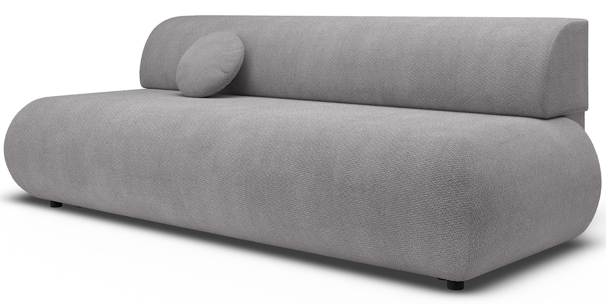 Kanapa rozkładana trzyosobowa Armone szara szenil  - zdjęcie 6