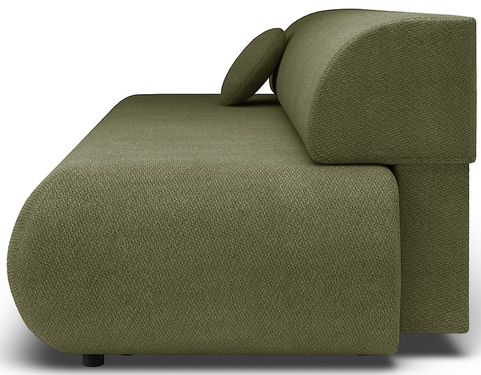 Kanapa rozkładana trzyosobowa Armone oliwkowa szenil  - zdjęcie 7