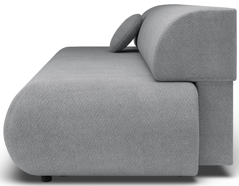 Kanapa rozkładana trzyosobowa Armone szara szenil  - zdjęcie 7