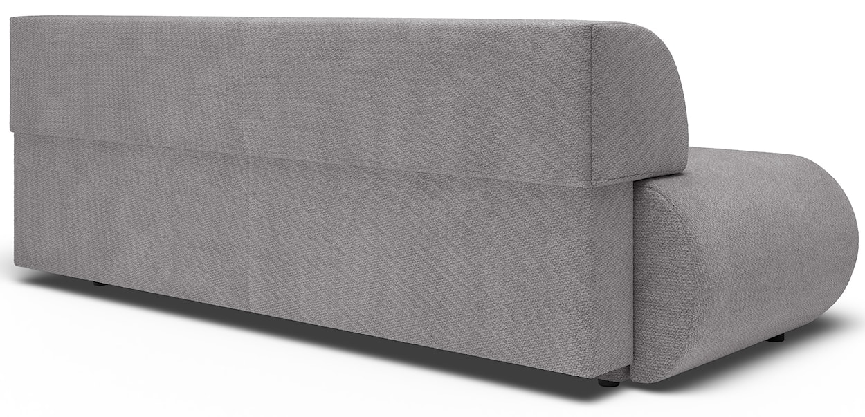 Kanapa rozkładana trzyosobowa Armone szara szenil  - zdjęcie 8