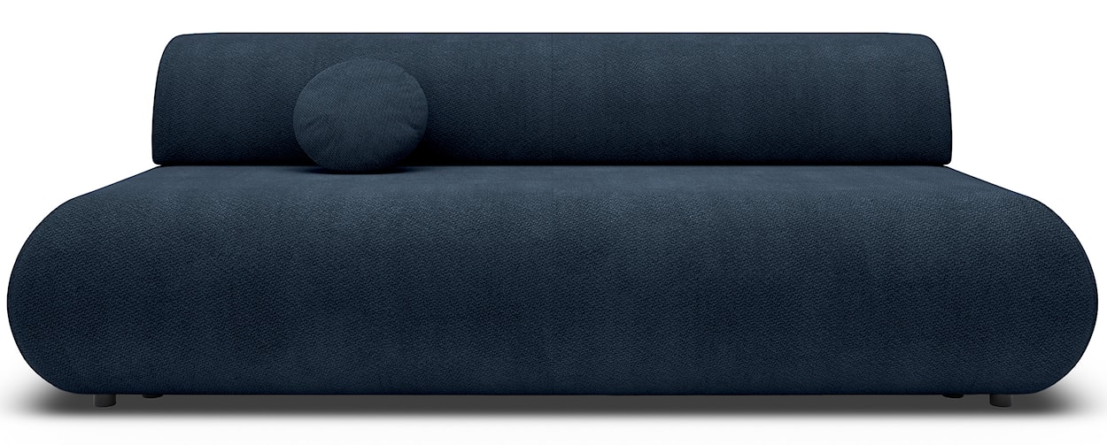 Kanapa rozkładana trzyosobowa Armone granatowa szenil 