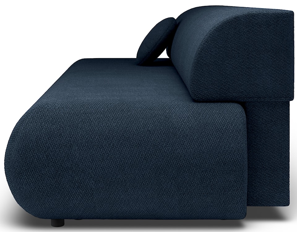 Kanapa rozkładana trzyosobowa Armone granatowa szenil  - zdjęcie 7