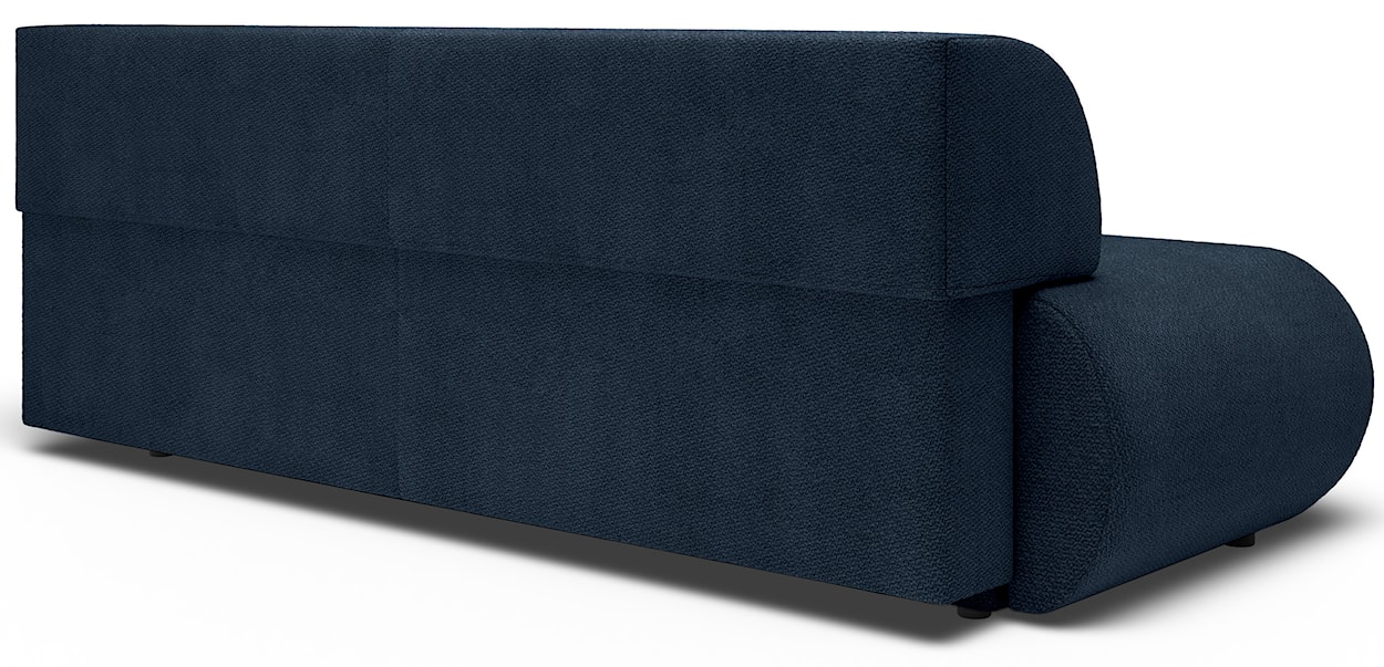 Kanapa rozkładana trzyosobowa Armone granatowa szenil  - zdjęcie 8