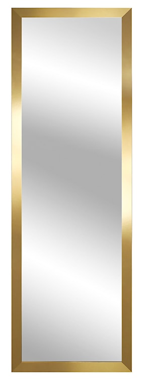 Lustro ścienne Assurell 127x47 cm w złotej ramie