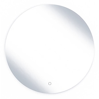 Lustro ścienne Aurellay z podświetleniem LED średnica 80 cm okrągłe