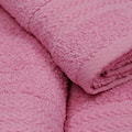 Zestaw trzech ręczników Bainrow różowy  - zdjęcie 4