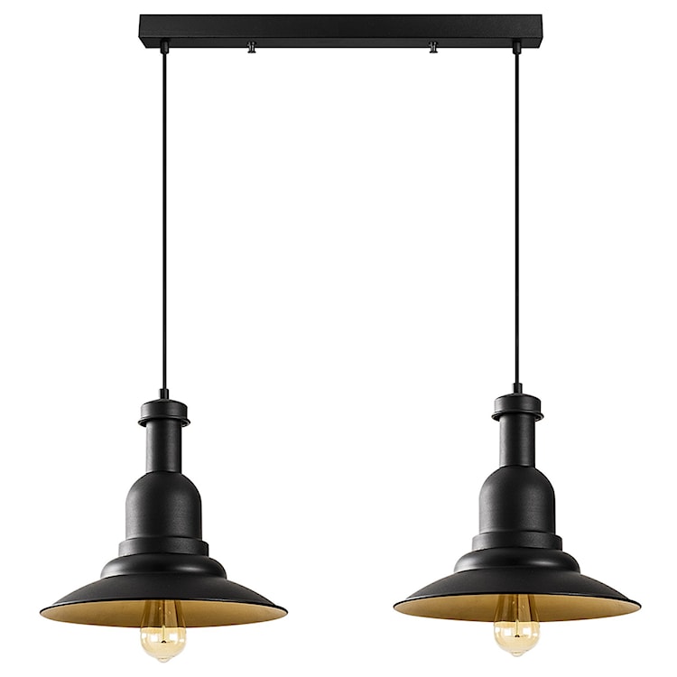 Lampa sufitowa Ardulace x2 65 cm czarna 