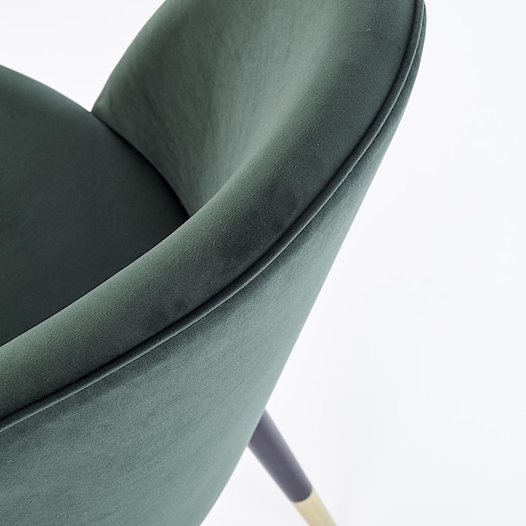 Krzesło tapicerowane Flariz butelkowa zieleń  - zdjęcie 2