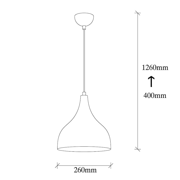 Lampa sufitowa Ardulace średnica 26 cm czarna  - zdjęcie 5