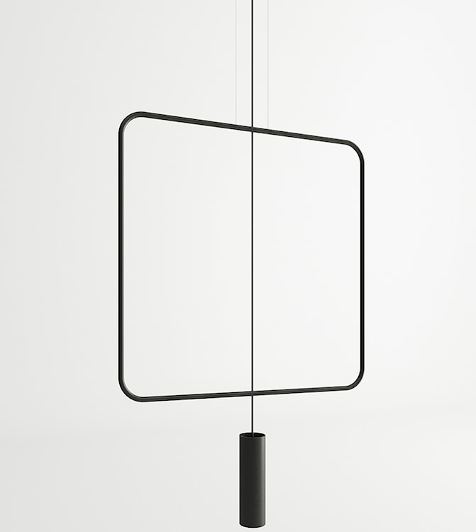 Lampa wisząca Blumify 61 cm czarna  - zdjęcie 4