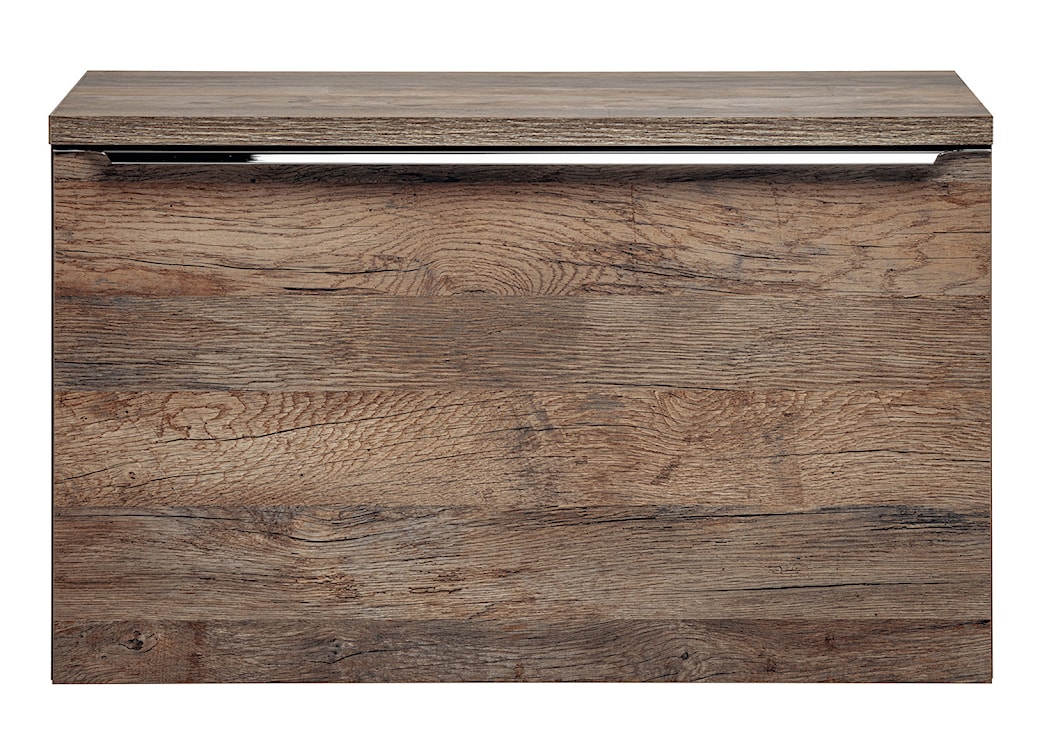 Szafka pod umywalkę Olimmi 80 cm dąb santa z blatem  - zdjęcie 4