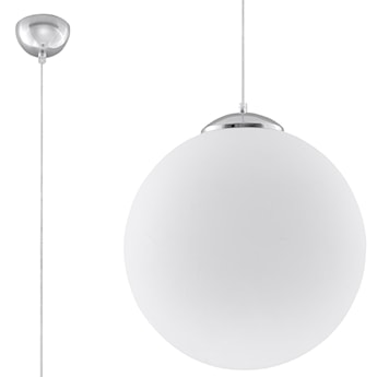 Lampa wisząca Blowly średnica 30 cm chromowana