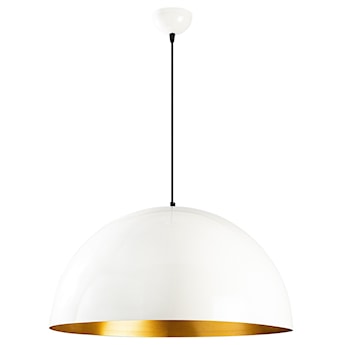 Lampa wisząca Theyro półokrągła średnica 60 cm biała