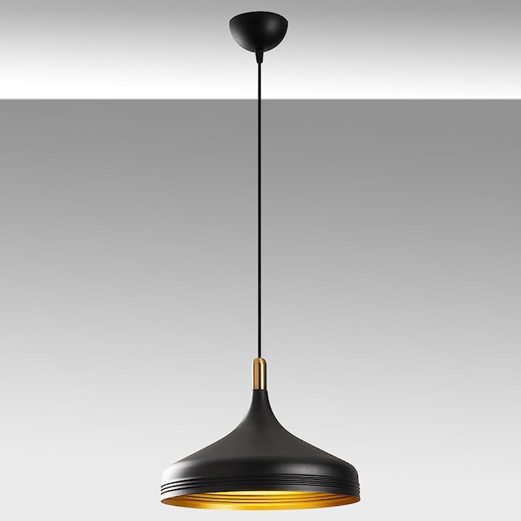 Lampa sufitowa Ardulace średnica 36 cm czarna/złota  - zdjęcie 7
