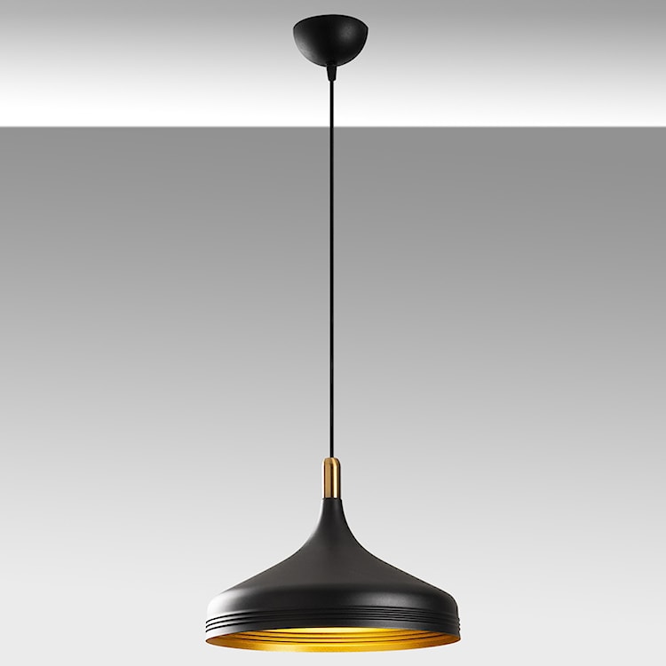 Lampa sufitowa Ardulace średnica 36 cm czarna/złota  - zdjęcie 4