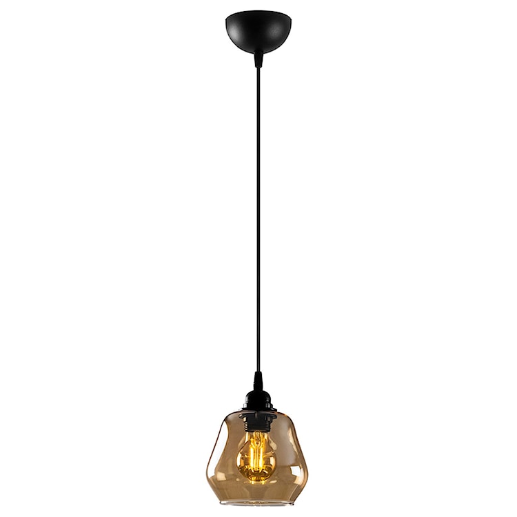Lampa sufitowa Zelotti ze szklanym kloszem średnica 15 cm  - zdjęcie 2