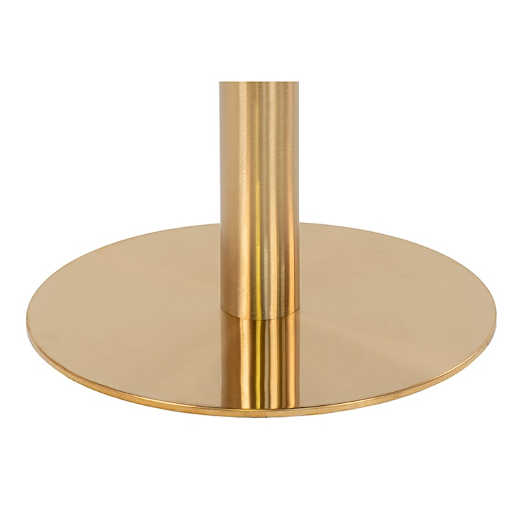 Stół Rifetta imitacja marmuru ze złotą podstawą średnica 70 cm  - zdjęcie 4
