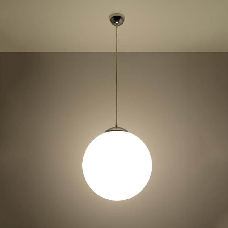 Lampa wisząca Blowly średnica 40 cm chromowana  - zdjęcie 3