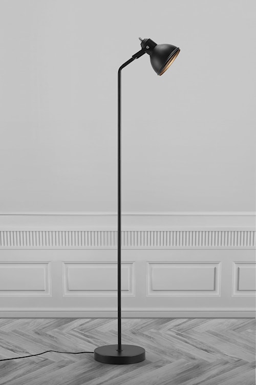 Lampa podłogowa Aslak 140 cm czarna  - zdjęcie 3