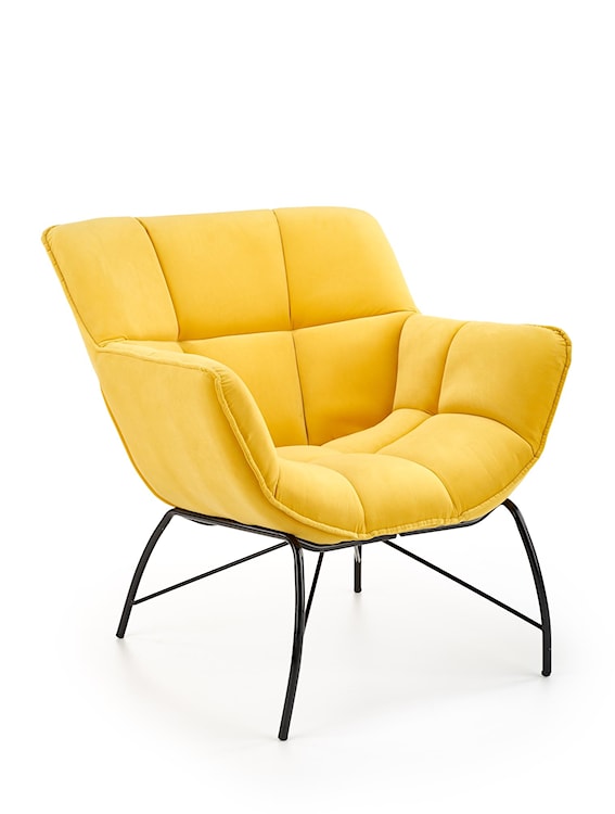 Fotel wypoczynkowy Blemer żółty  - zdjęcie 4