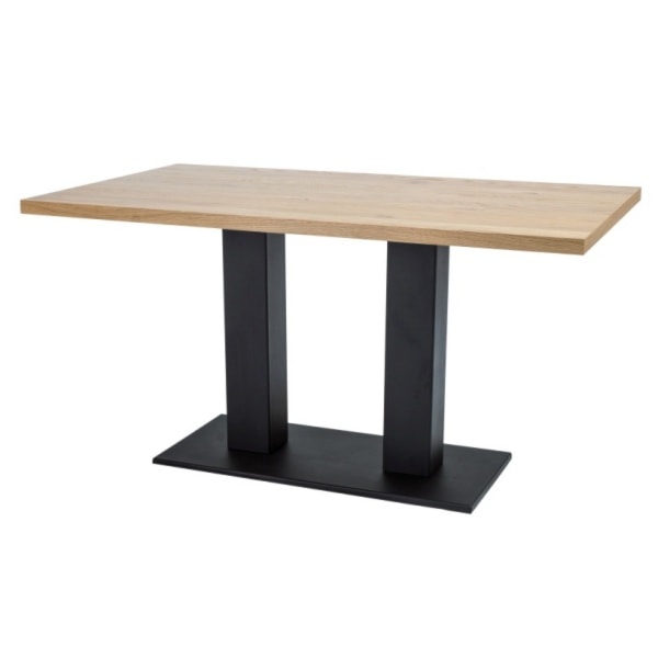 Stół Prizna 120x80 cm z litego drewna dębowego 