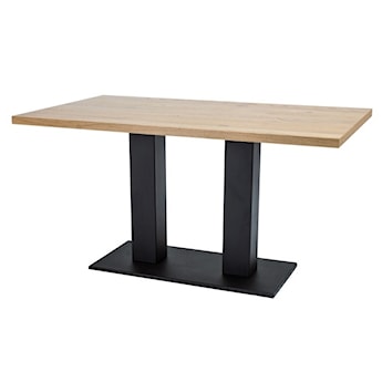 Stół Prizna 120x80 cm z litego drewna dębowego