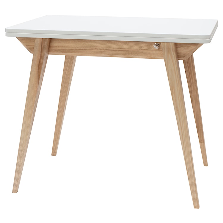 Stół rozkładany Envelope 65-130x90 cm biały 