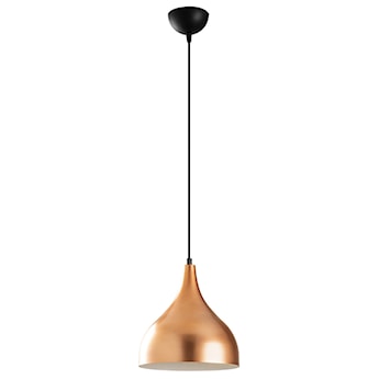 Lampa sufitowa Ardulace średnica 26 cm miedziana/czarna